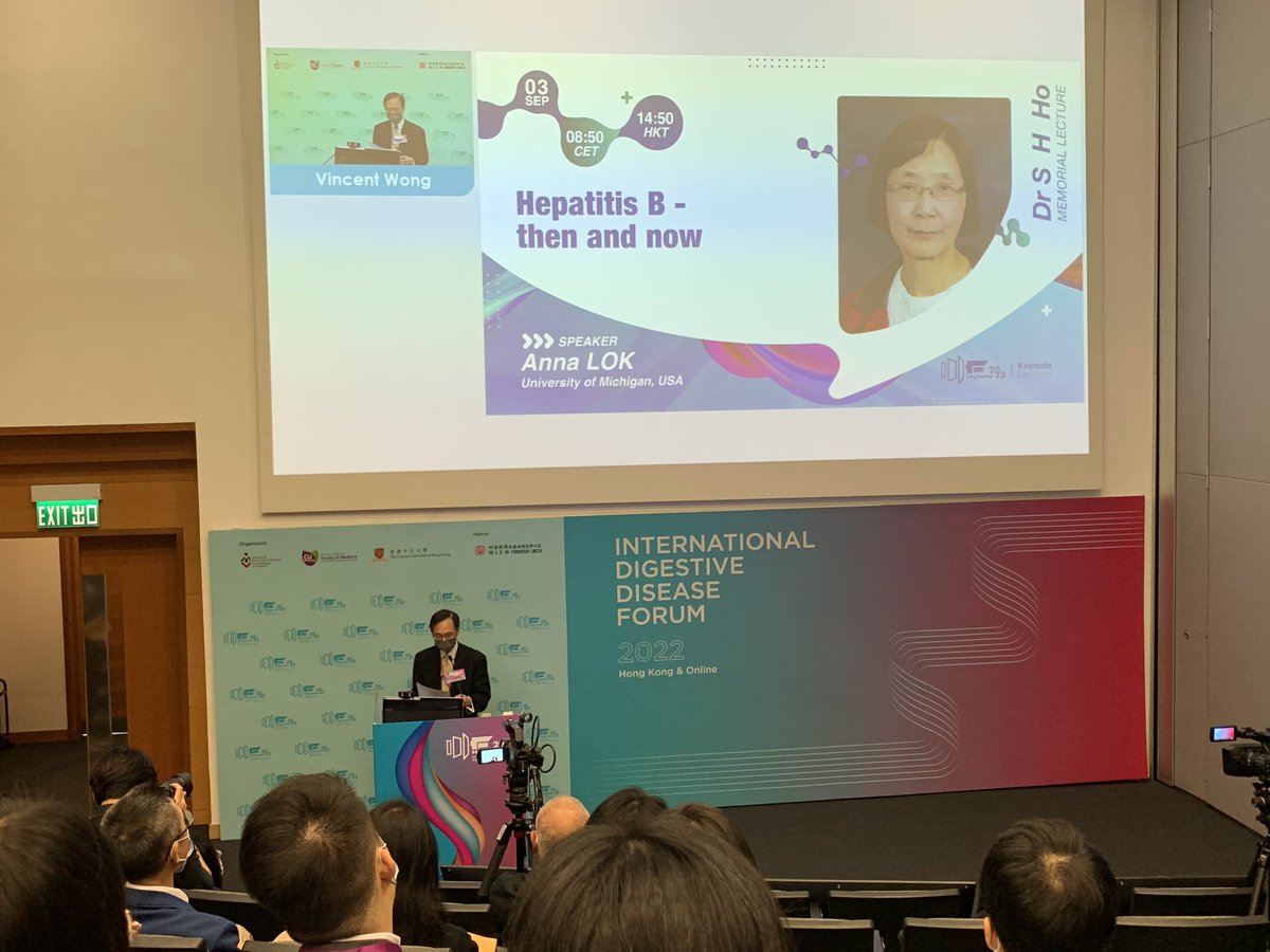 wonglaihung's tweet photo. #IDDF2022 Named lecture by Prof. Anna Lok @AASLDtweets @AASLDPresident @AASLDFoundation
@IDDF_CUHK @CUHKMedicine @CUHKGI @VWSWong #ProfJunYu @RashidLui @JosephSung8 @FrancisKLChan @wonglaihung @Siew_C_Ng @HenryLYChan
#LiverTwitter #HBV
#gitwitter #medtwitter https://t.co/hW2xtVDm4r