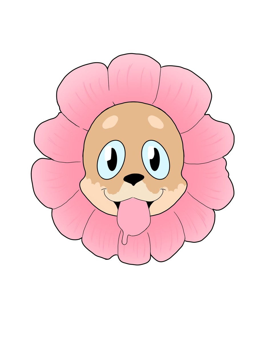 Scruffyducky2's tweet photo. Haven't posted in a while so here's a flower pup https://t.co/Eyis174zlz