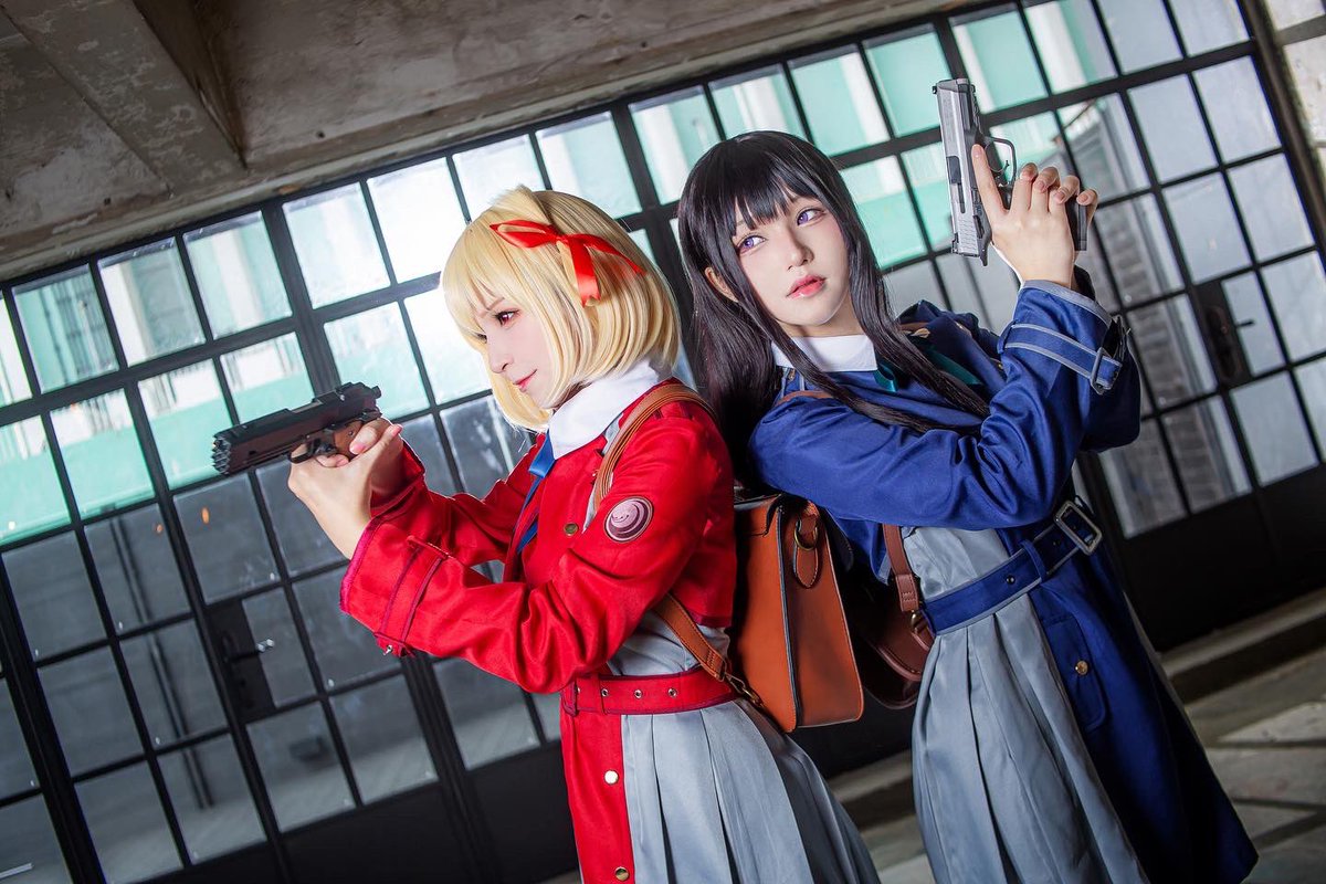 lam_luffy's tweet photo. #LycorisRecoil 
#錦木千束 
#井ノ上たきな https://t.co/ZBWz4IGoL1