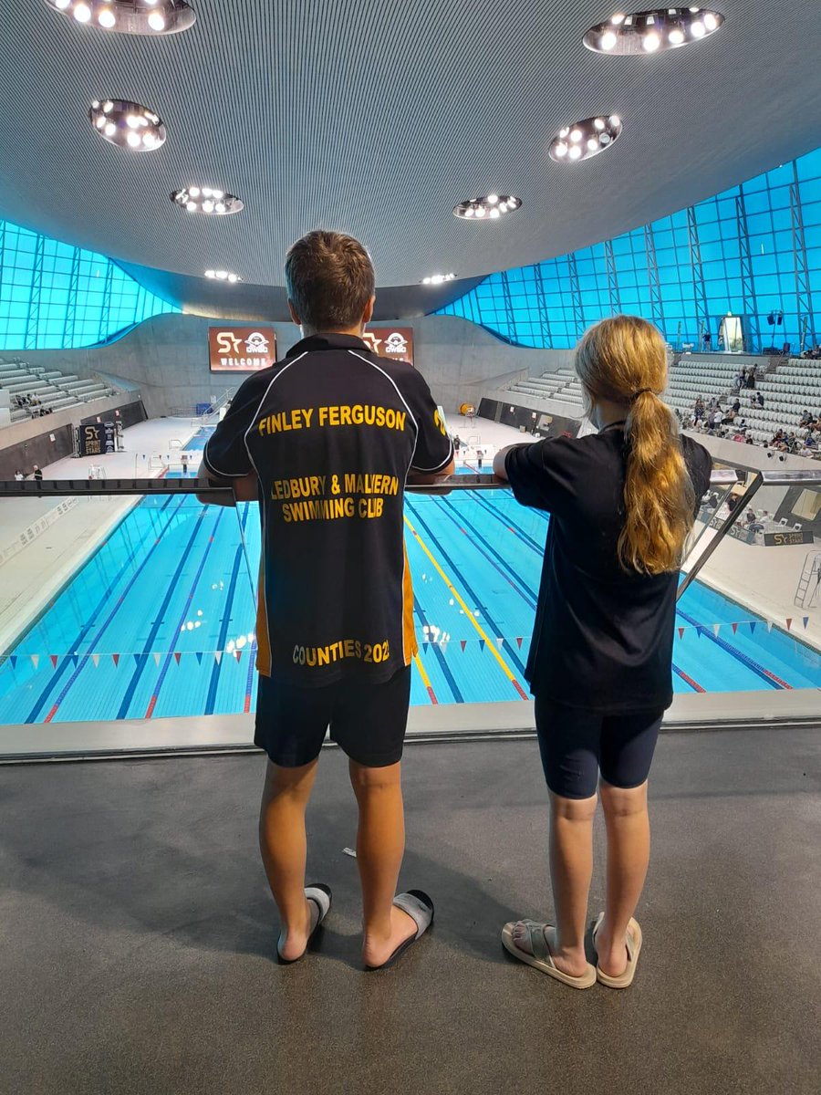 Ledbury and Malvern swimmers ready to sprint with the stars this morning! <a href="/SprintWTS/">Sprint With The Stars</a>