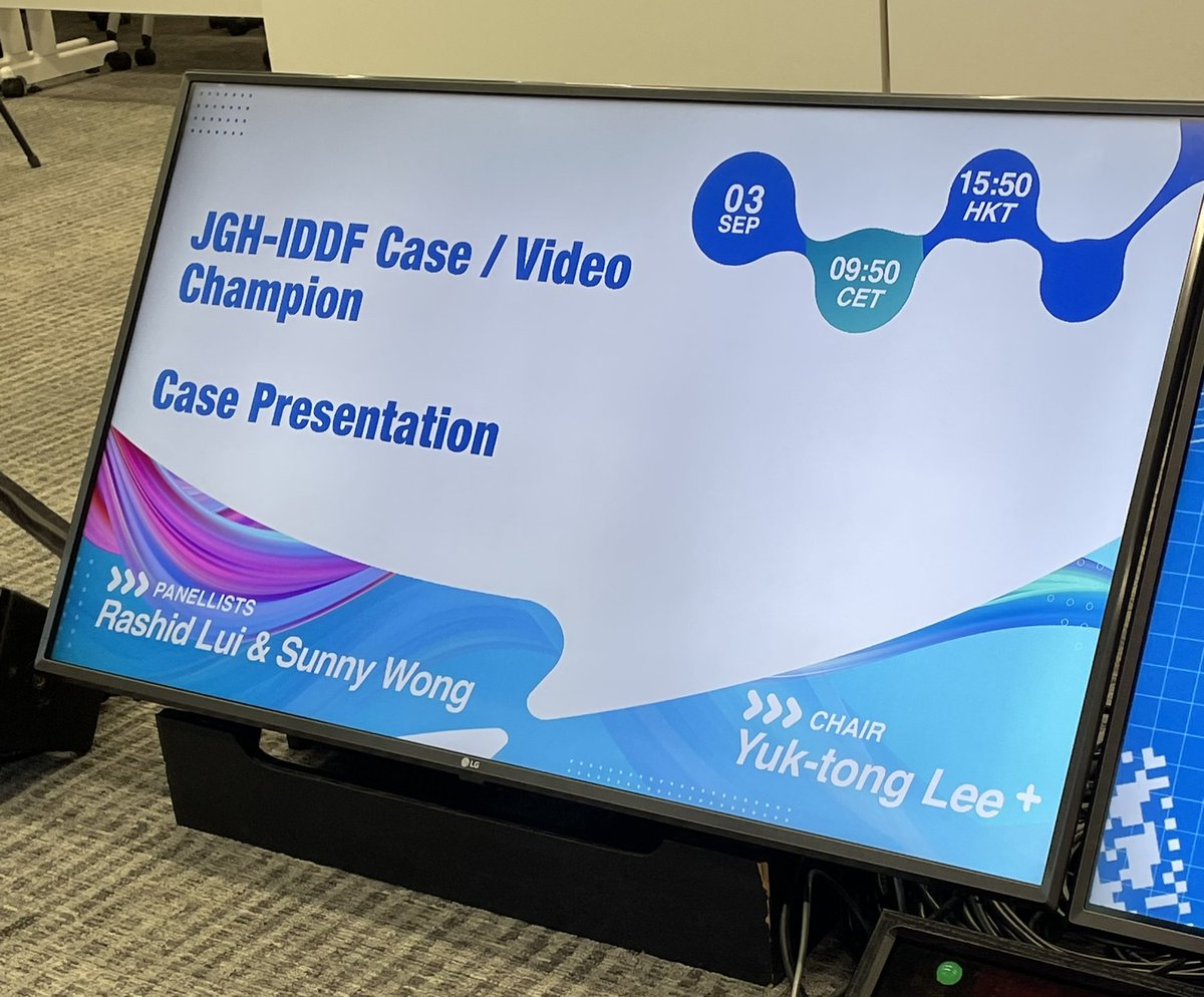 RashidLui's tweet photo. Chairing the JGH-IDDF Case / Video Champion Oral Presentation with Dr #YTLee and @sunnyheiwong @IDDF_CUHK #iddf2022 #gitwitter @JGHofficial https://t.co/qjoHbaz1DF