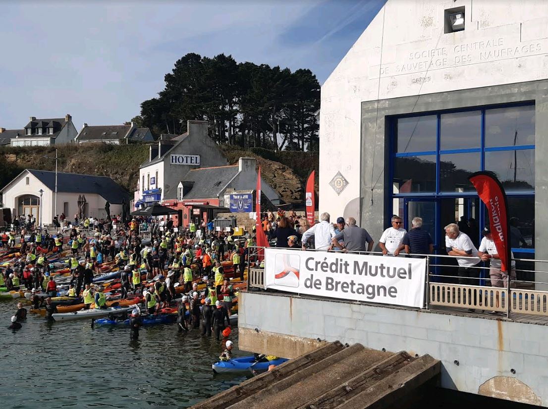 Défi des Courreaux 2022 : départ imminent des nageurs et kayakistes.
#defidescourreaux2022