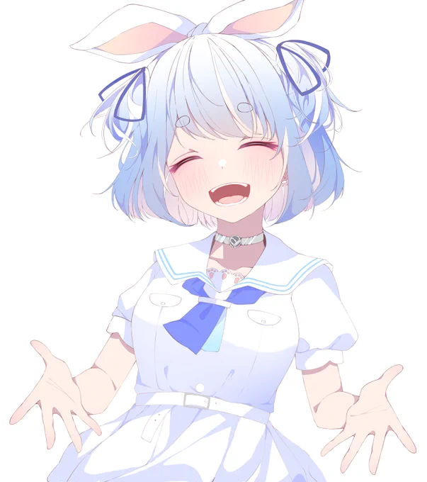 #ぺこらーと white back ground 