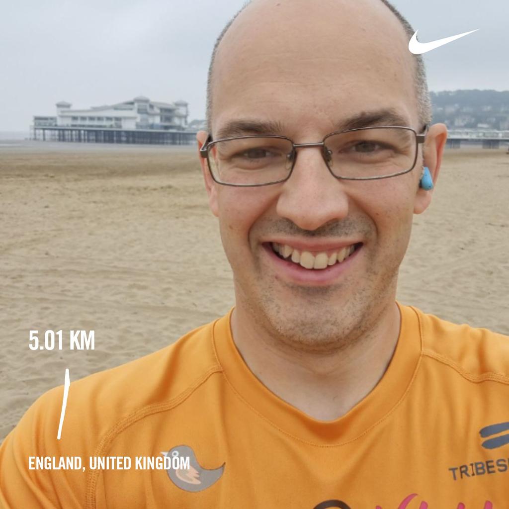 Eight days to go till Great North Run. parkrun done. Sponsor me please?