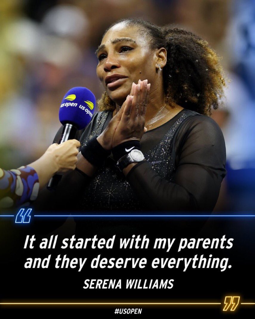 Giving honor to whom it’s due. 
#ThankYouSerena