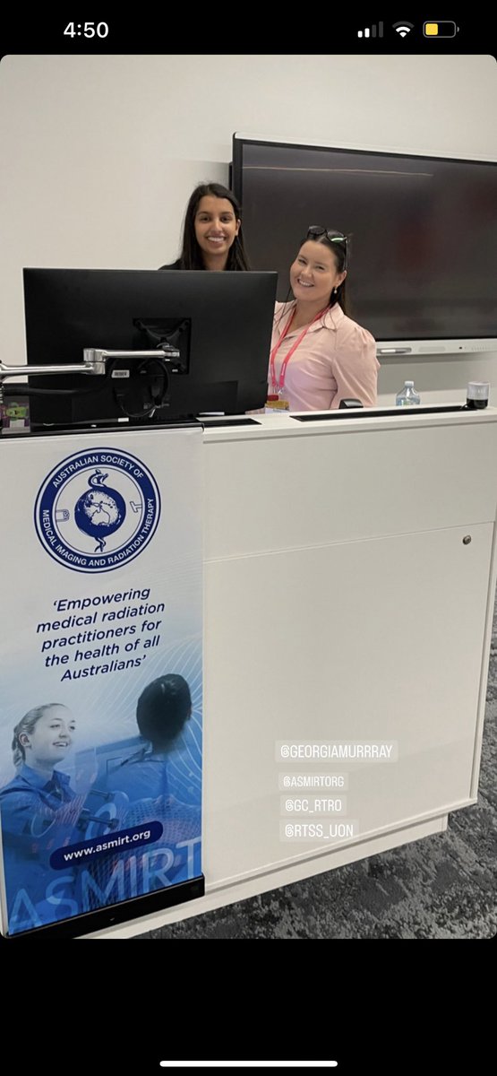 #GC_RTRO superstar students present projects at the Mid North Coast Imaging &amp; Therapy Conference!! 
🤩🧠💡🗣☢️🎓✏️📄

Abbey: Removing tattoos from RT - to innovate practice.

Georgia: Quad-shot RT - improving QoL of rural patients. 

Very proud!!! 👏🏻👏🏻