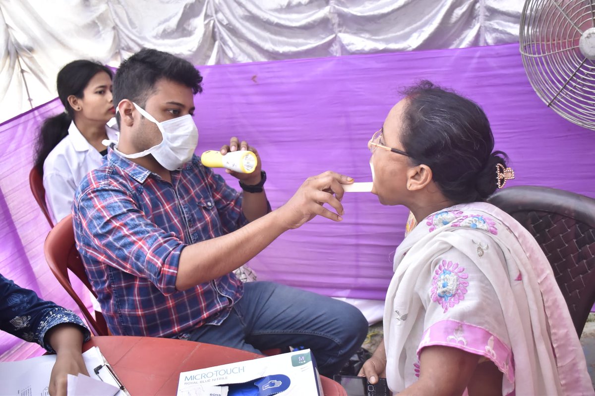 PPHF_Global's tweet image. As part of #ProjectSCREEN, @PPHF_Asia in collaboration with @assam_rural #Sualkuchi @GEHealthcare #Samhita #Bbci and #BPHCSualkuchi organised a #ScreeningCamp yesterday for #SHG members and general #public. A total of 70 people were #screened for #cancer and #NCDs .