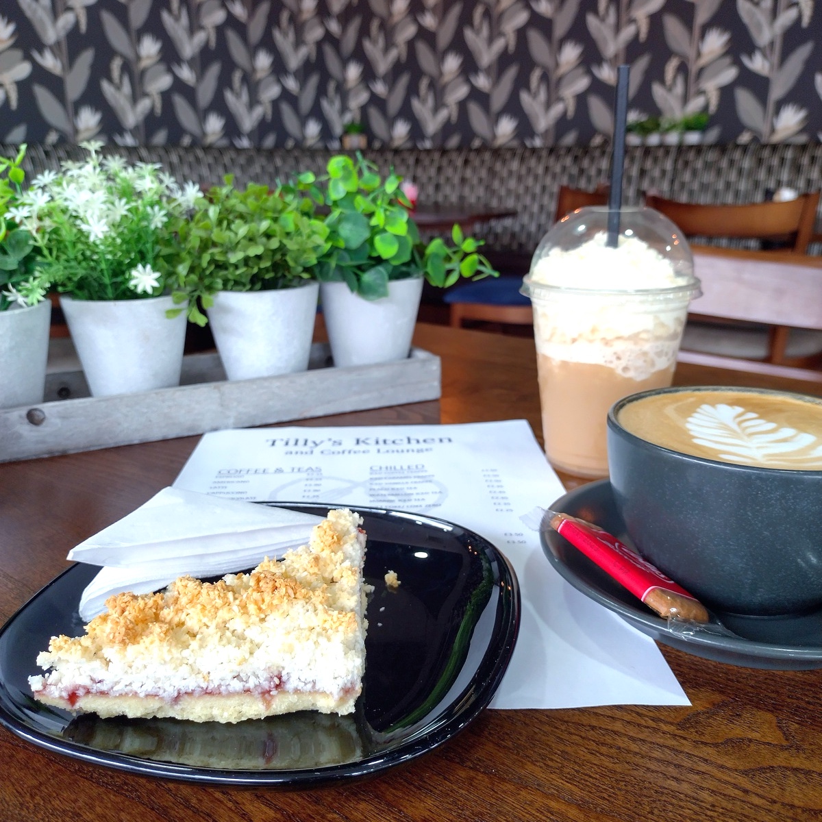 Junction32UK's tweet photo. ✔️Tea ✔️Coffee ✔️Cakes. The delicious Tilly's Kitchen has reopened at @Junction32UK and is fully stocked with all your favourite coffee break treats. 🍰🙌 

📍Find them in their brand new location, near the children's play area.

#LoveJ32 #Junction32 https://t.co/VeisnyKYhj