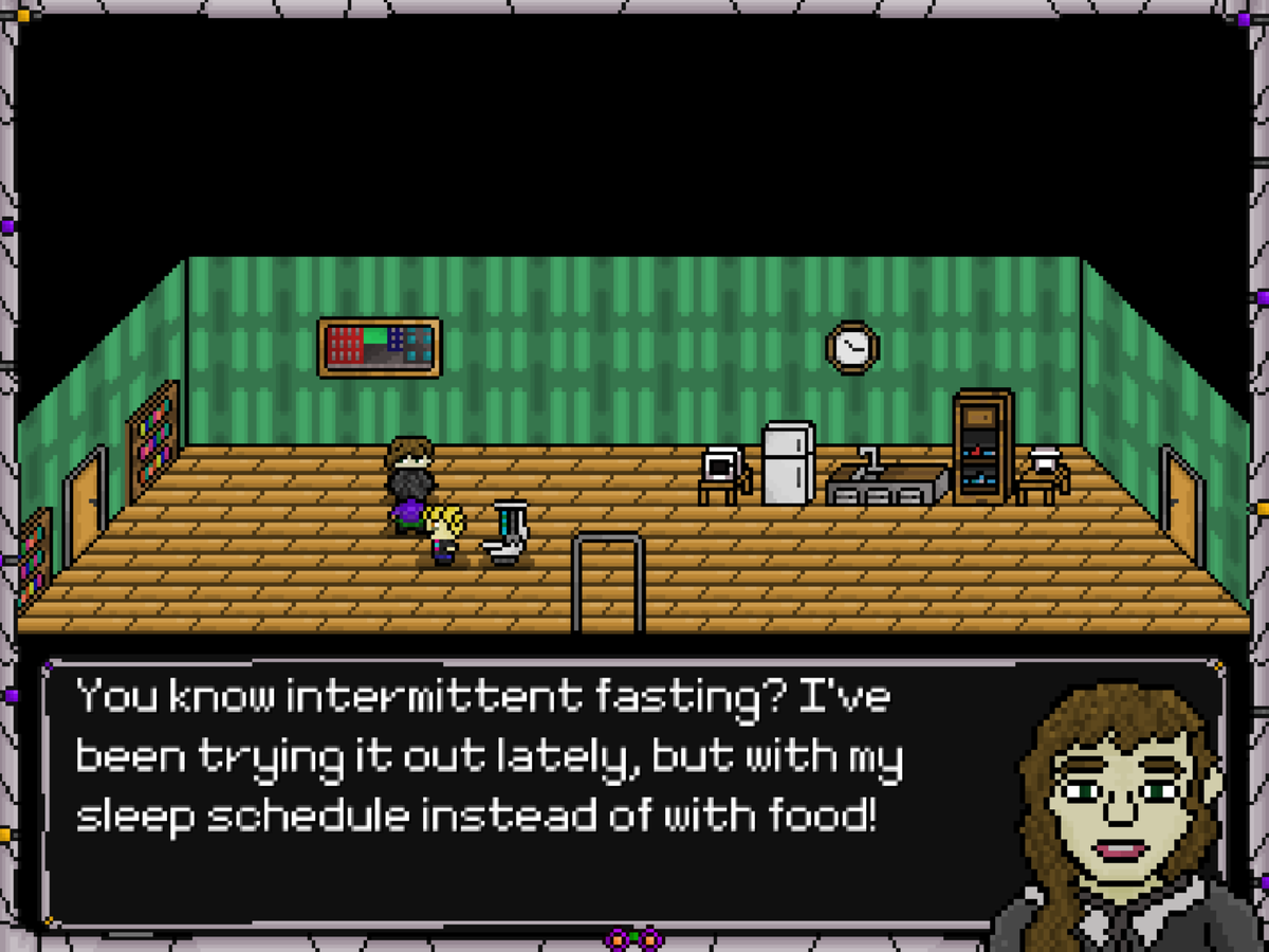 BoatmealB's tweet photo. sleep schedule update #pixelart #rpg #rpgmaker #indiegame https://t.co/RP0NTj3z7F