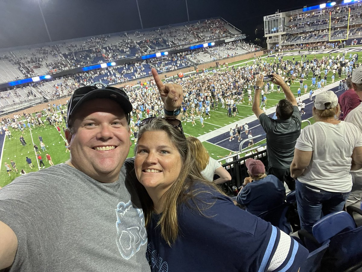 CubsChris79's tweet photo. ODU with the thrilling win!! Matthew is somewhere in the mass of kids storming the field! #ODU #ReignOn #BeatTech https://t.co/8F6kHgT7zK