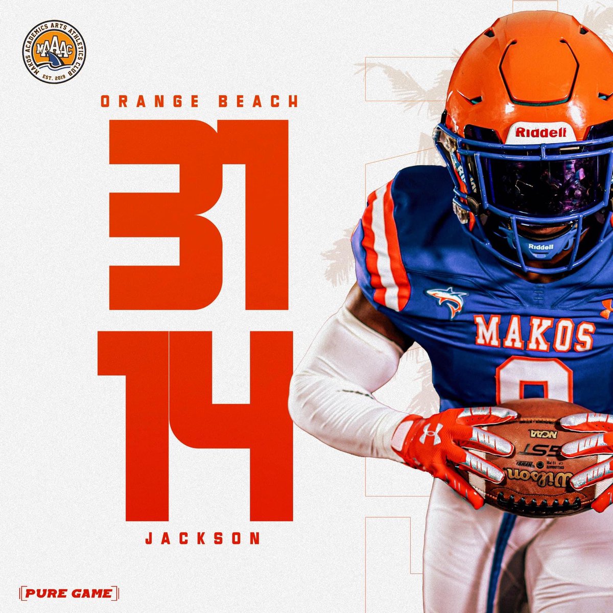 OrangeBeachFB's tweet photo. Respect is EARNED. Share the W. #MakoNation @MakoAthletics @cityorangebeach https://t.co/pa57okJSpu