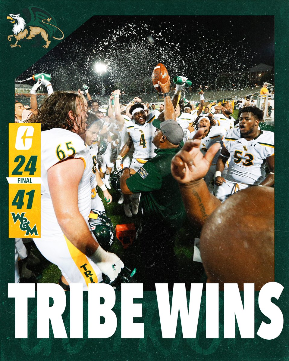 William & Mary Tribe Football tweet media