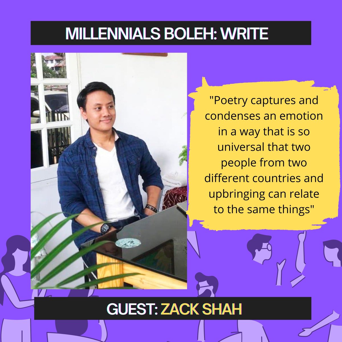 kaur_preti's tweet photo. Switch up your weekend by listening to this episode of Millennials Boleh ☕️

🎥 Watch the full episode here: https://t.co/2d72Kmiag4
🎧 Listen to the full episode here: https://t.co/gp5wOQjual 

#podcast #podcaster #poetry #poet https://t.co/9J1fn4dJ5X