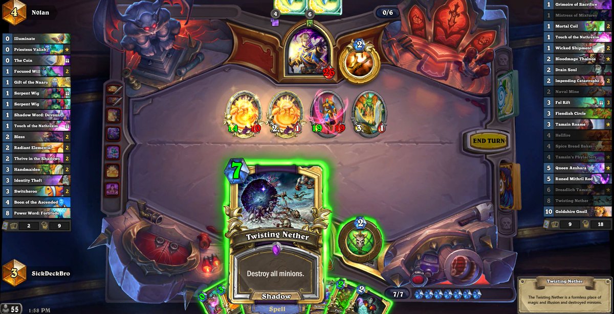 SickDeckBro's tweet photo. on my way to 1 I also won 1 game with mine warlock TECHW https://t.co/Re9v2ZS0WI
