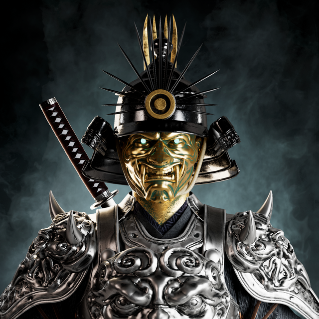 Bushido_Society's tweet photo. Bushido Society #619 Was just picked up by @CryptoSauce94 for 1 SOL. He has 5 in the sac. This boy looks sharp as his sword. Nice grab my American brother. You have taken down the bears. You have cut the bear down to a cub. #SwordsOut https://t.co/aZKmJxasxP