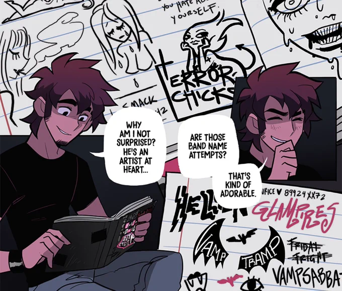 Logan is so unequivocally invested in Tristan's talents because he KNOWS his creative work is trash. Logan can't write deep verses or compose heartfelt songs because he can not empathize with human emotions…Yet. He has a cool dude facade, but he feels like a loser deep down. 