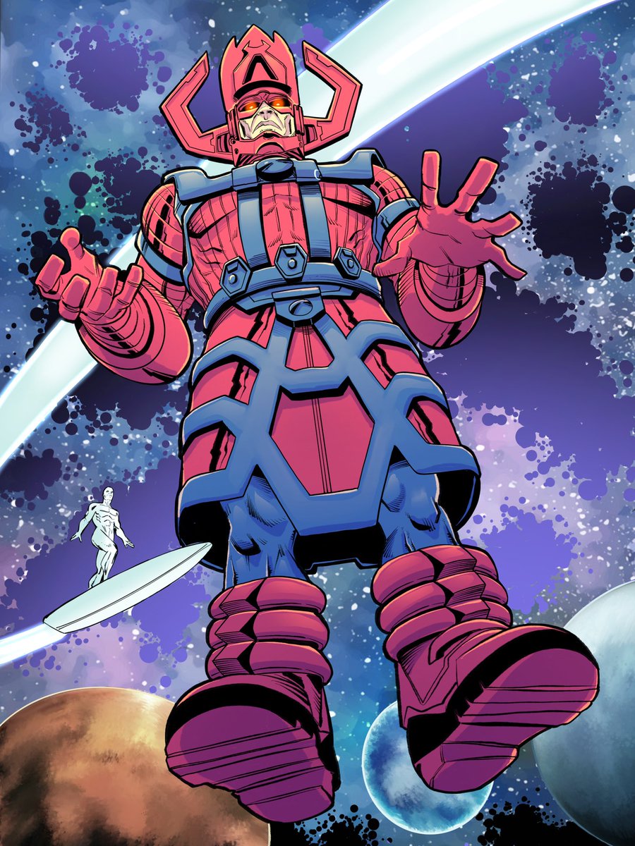 marshinson's tweet photo. Day:19 Galactus
#galactus #galactusmarvel #silversurfer #fantasticfour #iloveplants #kirby #idwcomics #imagecomics #image #30daysofvillains #30daychallenge
#30dayartchallenge #villain #villainlife #marvel #valiantcomics #dynamitecomics 
#dccomics #comics #comicart
#PopCulture https://t.co/caYR7lMnEg