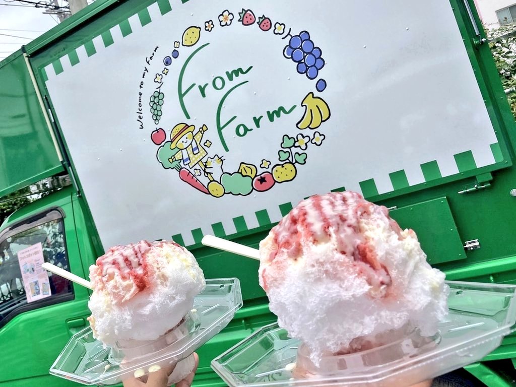 tomonaga30's tweet photo. 三咲で #ふなっしー に会って、 #fromfarm でかき氷食べて、
#都営新宿線 の陸送も見れた✩.*˚ https://t.co/0zQQ4ilMgK