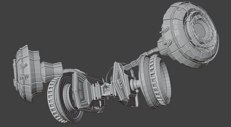 StyxVisuals's tweet image. Practiced modelling, modelling this robot!