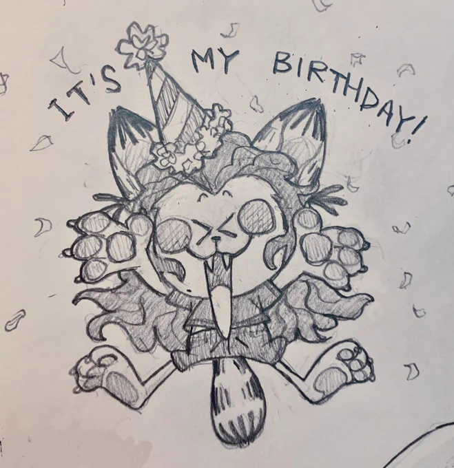 🧁🎂🎉🎊🥳 bappy hday, kiki! (sep3) 

🎁🪅for my bday, i would like to be able to pay rent! i drew a silly cartoon with my request! 

❤️‍🩹RT/b00st🥰✨ 