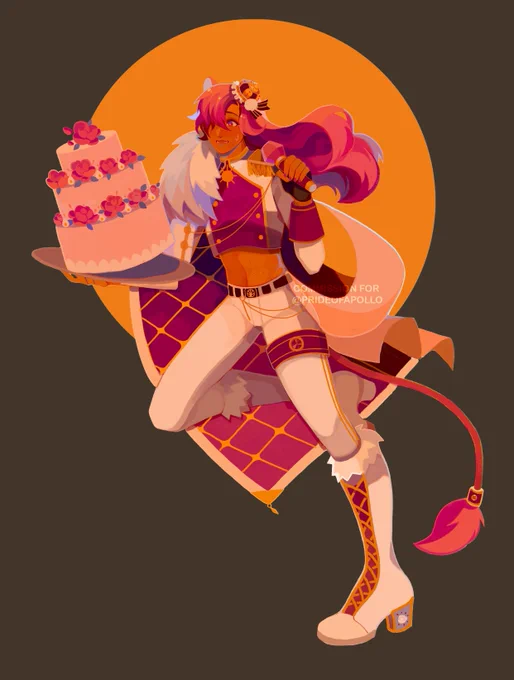 Commission for  It was an honoured to draw your Oc thank you very much// ご協力ありがとうございます 