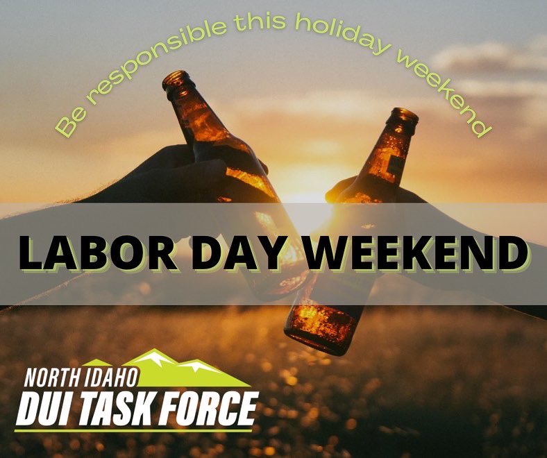 DuiIdaho's tweet photo. Another holiday weekend, you know what that means! We are hitting the streets all weekend across N ID on the hunt for drunk drivers! 
Do your part by choosing NOT to drink &amp; drive! #DriveSoberIdaho 
Also, a big thanks to @MADDOnline for helping fuel our team with goodies! https://t.co/zd5az4wFJ6