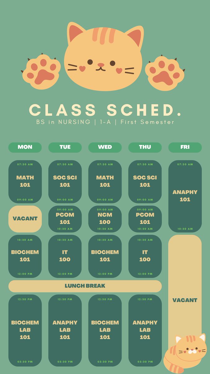 gxxstudies's tweet photo. :: 📱’ finally done making a class schedule wallpaper for my phone !!

   ~ made it on canva, how is it? >0<

[ #studytwt, #studytwtph ] https://t.co/U2T9hW3KBN