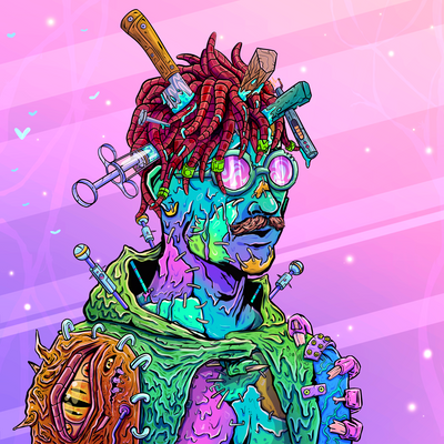 Tharantula4592's tweet photo. @Cryptoking @InfectedMob #NFCTD Those pioneers are just getting started. Multiple revenue streams. Incredible art. Collabs with multiple bluechips. Solid governance. https://t.co/AZv6L7H8zr
