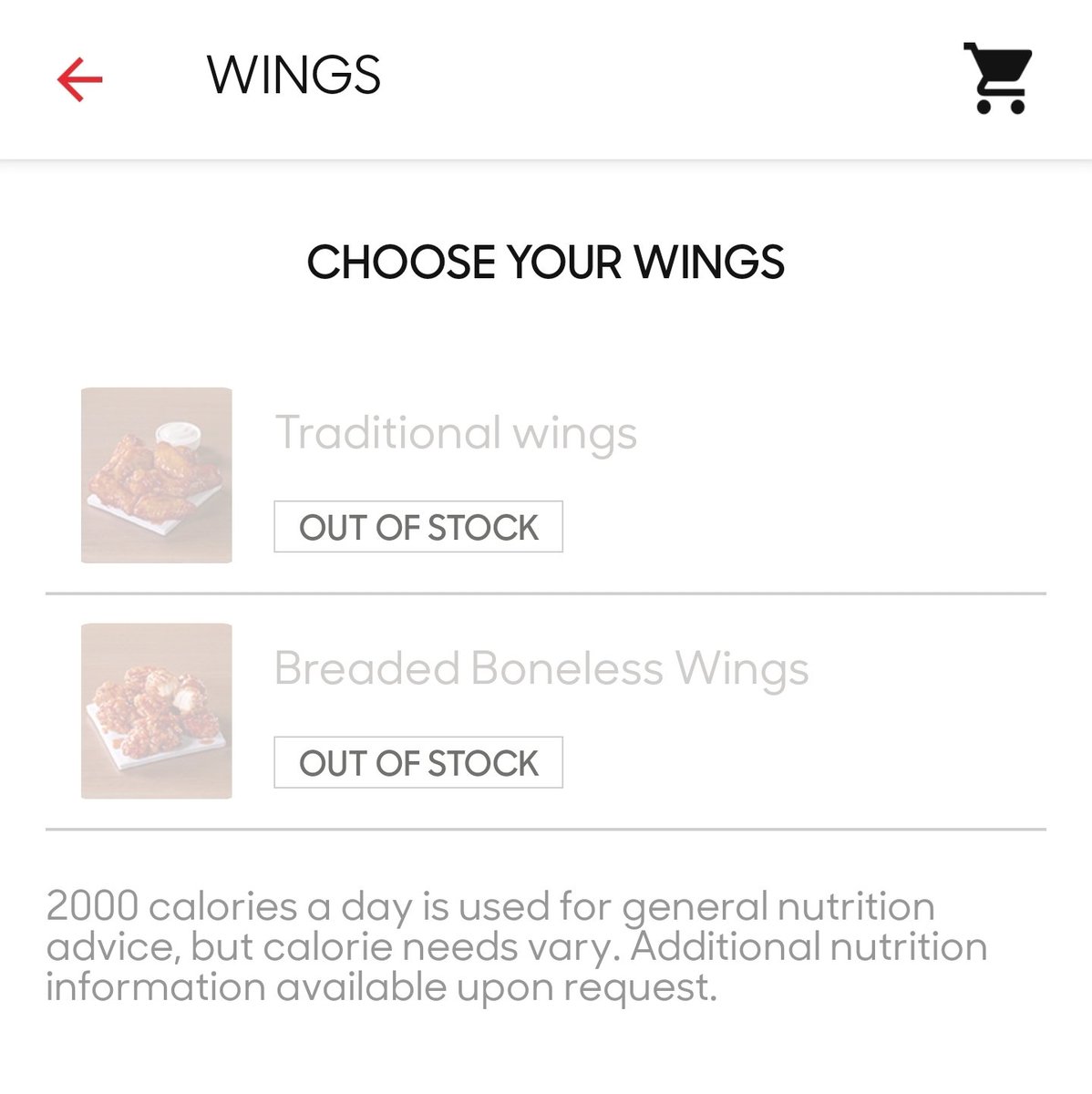mrcool30's tweet photo. @pizzahut How can you call yourself #WingStreet when you are ALWAYS out of wings? https://t.co/4tBCDyW6T4