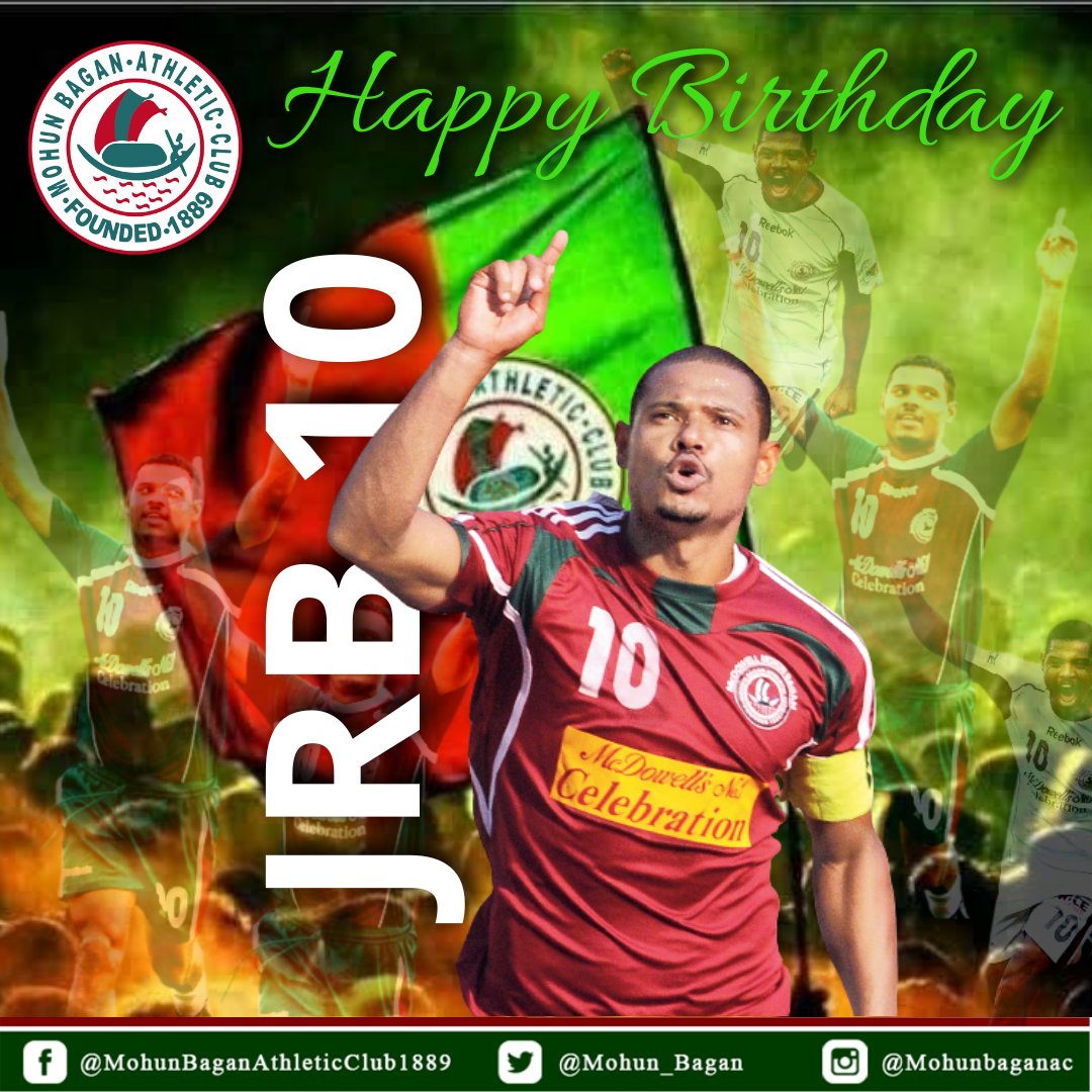 Mohun_Bagan's tweet photo. Happy Birthday Jose Ramirez Barreto!

Wish Your Special Day be the Best One.

#MohunBagan #MohunBaganAC #MohunBaganAthleticClub #JoyMohunBagan #Mariners #MBAC #JoseRamirezBarreto #JRB10 #Barreto #HappyBirthday https://t.co/cBiNZOSoJh