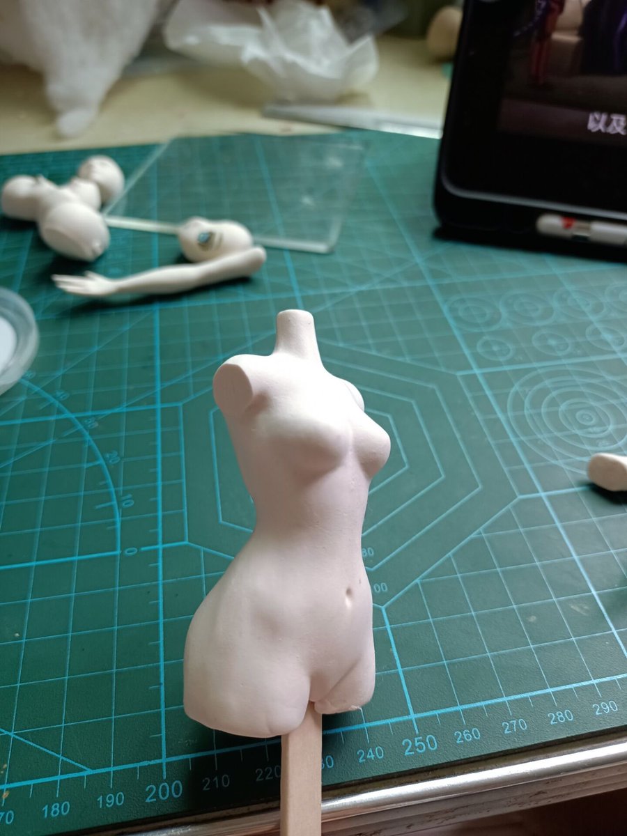 捏了一个星期…