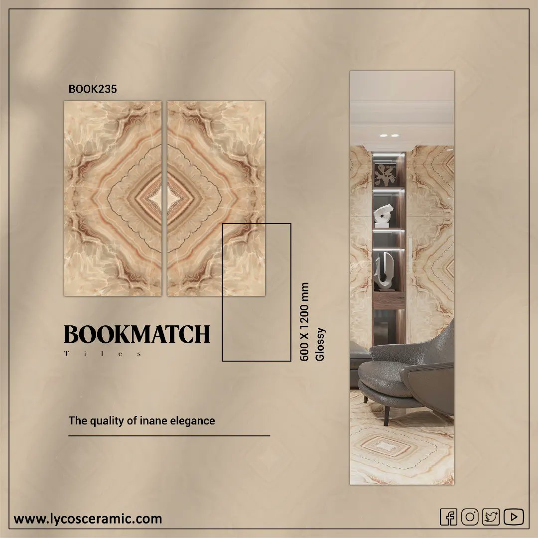 lycostiles's tweet photo. The quality of inane elegance.
BookMatch Tiles
Book235
#600x1200MM
Glossy
Product Code:251220120
https://t.co/E2aodnvwSw
Email:export@lycosceramic.com
WhatsApp:+919909998712
#BookMatchTiles #BookMatchTile #bookmatched #bookmatch #Glossy #Floortiles #GlossyTiles #LycosCeramic https://t.co/dz7Zf2ogER