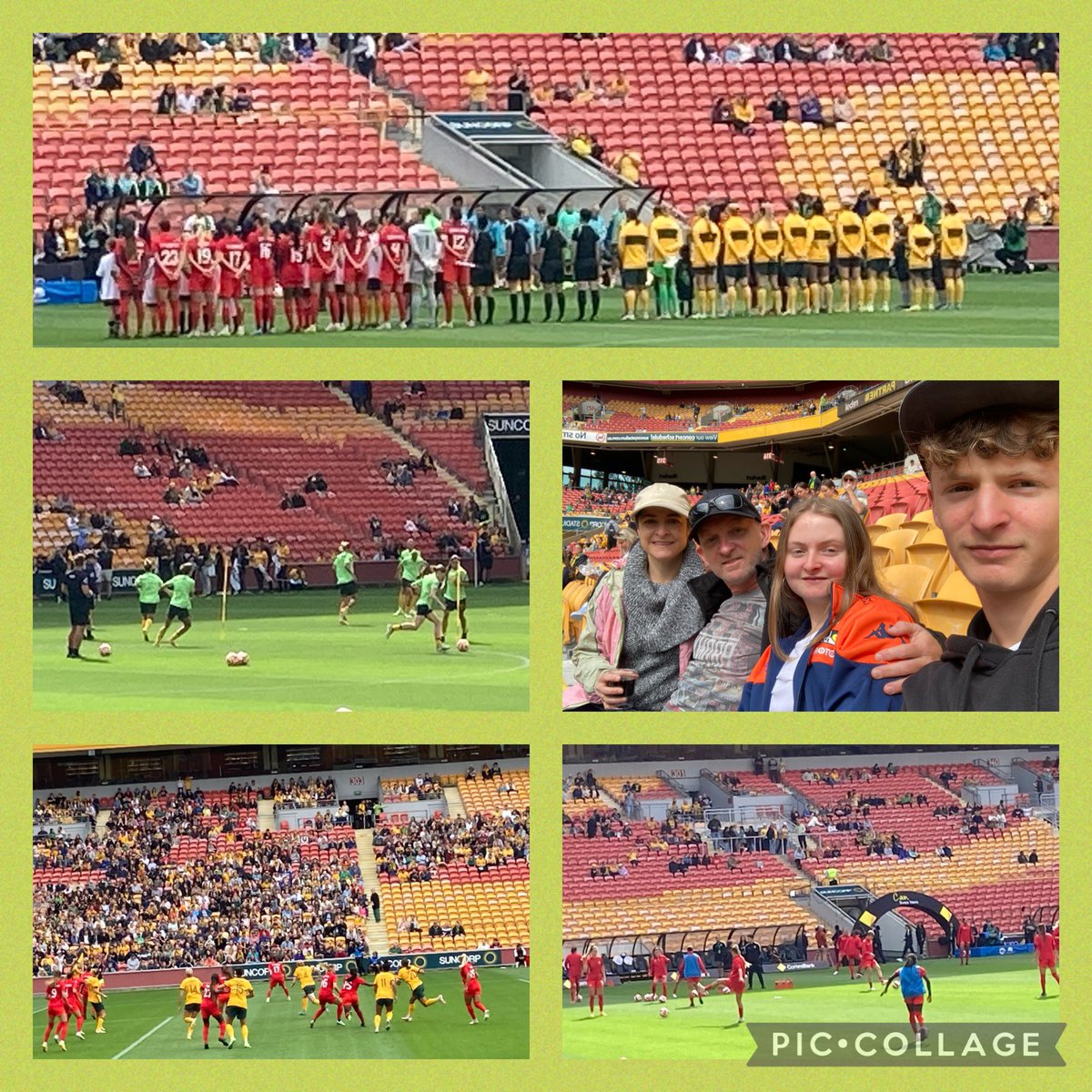 sdr3296's tweet photo. Australia V Canada #wearematildas https://t.co/nS0nQP0QFc
