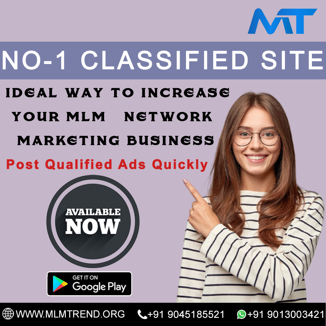 MLMTrendwork's tweet photo. NO.1 Classified Site Most Beneficial Techniques To Easily Find Target People In Mlm Business. ( Post New Classified Ads )
call now:- +91 9013003421
Visit now:- https://t.co/lmJhPe1DTq
#mlmtrendorg #mlmtrend #freemImpromotion #investment #Investment #income #mlm #mlmsoftware https://t.co/gm1Fj3c1Ok