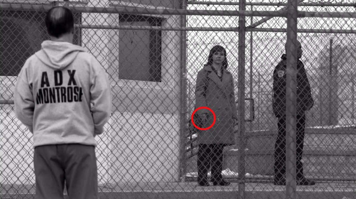 They shot more than one version of this scene, including one with Kim returning the finger guns. Maybe this is just a leftover from one of those takes. Or maybe they left it here intentionally, as a silent nod that yeah, this isn't the end for them. That's what I like to believe.