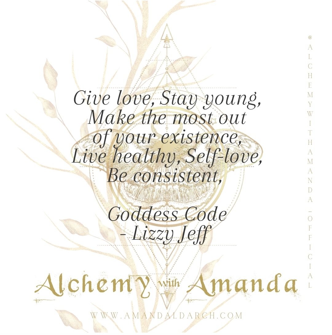 Amanda_Darch777's tweet photo. Goddess Code
🎶 Lyrics @lizzyjeff  💜🌹
Join me on Instagram for Astrology, Tarot, Channellings &amp; more to support &amp; guide your ever rising Consciousness 🥰😎💜👁
#selflove #selfrespect #selfmastery #chooseconsistency #pathoftheheart https://t.co/Fh4dle0vw9