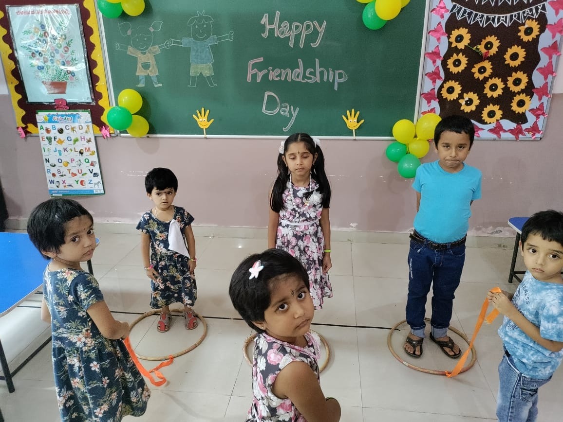 bgspublic's tweet photo. On 30th July 2022, the students of the Kinder Garten celebrated ‘Friendship Day’ with their close buddies. Being encouraged to bring their friends from neighbourhood or relation, it was truly a day of celebrating all the diverse ways in which we enjoy being with friends. https://t.co/0IyOPLW6mZ