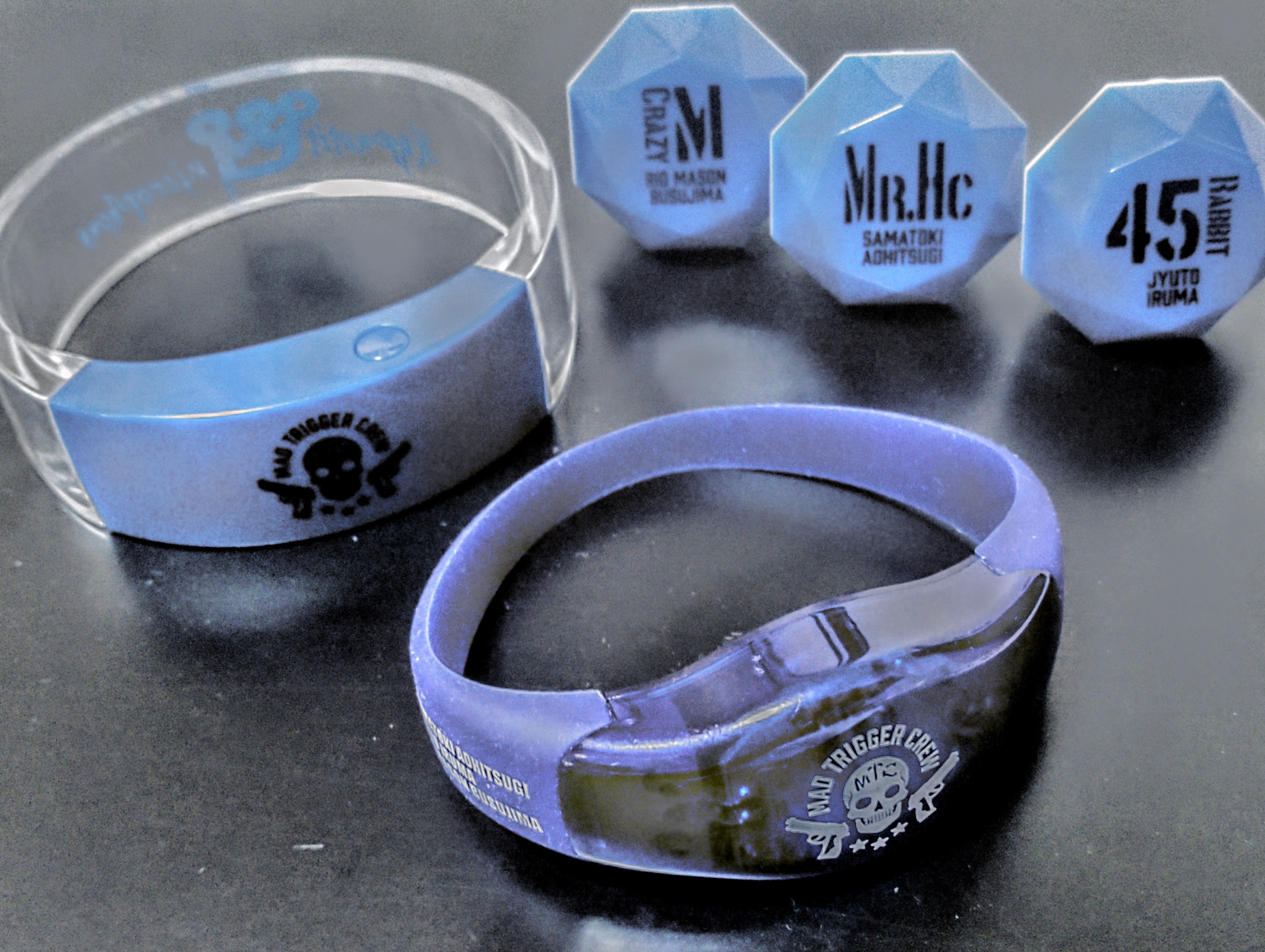 ヒプマイ 入間銃兎 リングライト バングル リストバンド セット 入間銃兎 リングライト 入間銃兎 リングライト LEDリストバンド