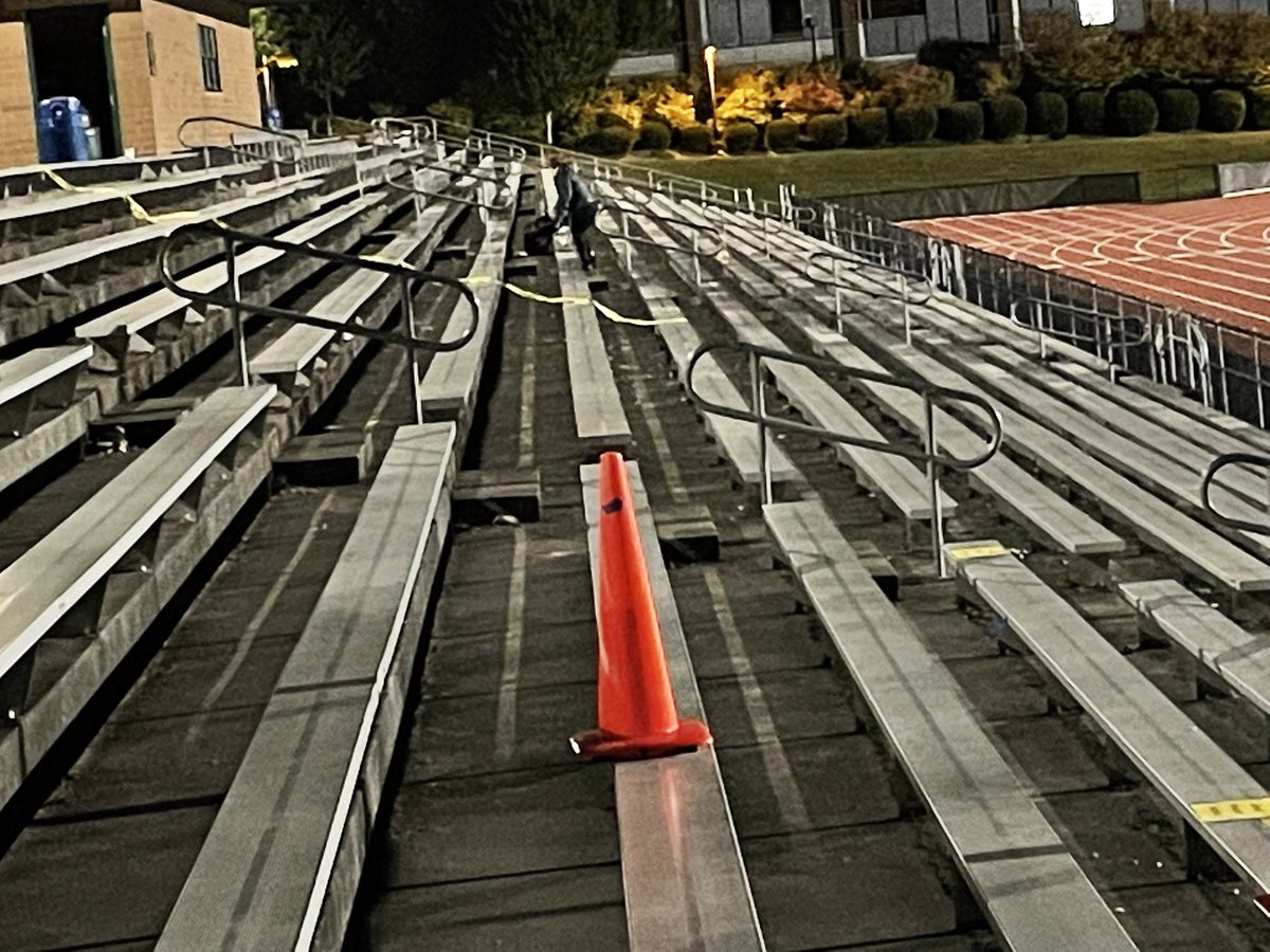 It is 10:45 PM and after a big win tonight over Skyview, our custodian Luciano is cleaning up the stadium. However on this night his job is much easier as 10 anonymous Jesuit students cleaned the entire stadium on their own volition. I am proud of our men and women for others.