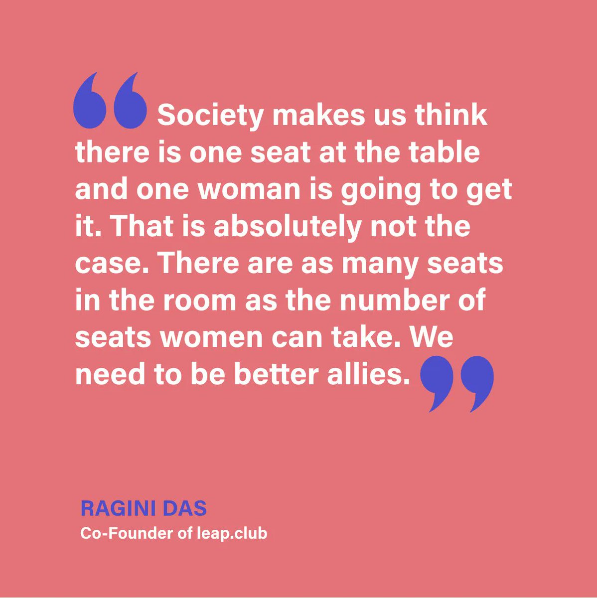 If you haven't heard <a href="/ragingdas/">Ragini Das</a>'s episode on the power of female networks yet, you should listen to it immediately! (Or sometime soon, at least)  <a href="/leapdotclub/">leap.club</a> @awryaditi #womeninlabour