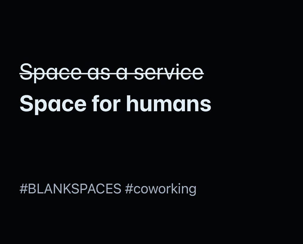 BLANKSPACES's tweet image. Space for humans

#BLANKSPACES #coworking instagr.am/p/CiCIf3Qv24r/