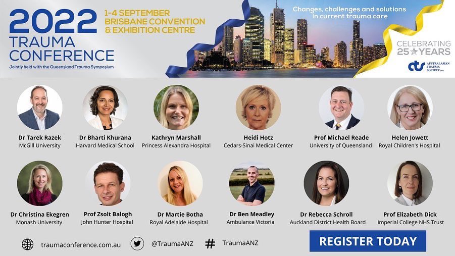rfdsSANT_EGMMRS's tweet photo. Hashtags of the weekend:  #Trauma2022 #TraumaANZ2022
- Brisbane Convention Centre back-to-backing #DFTB22, #ASAFAN22 and this - a bumper week!
@TraumaANZ @TraumaConfANZ https://t.co/5qNNVlGPIO