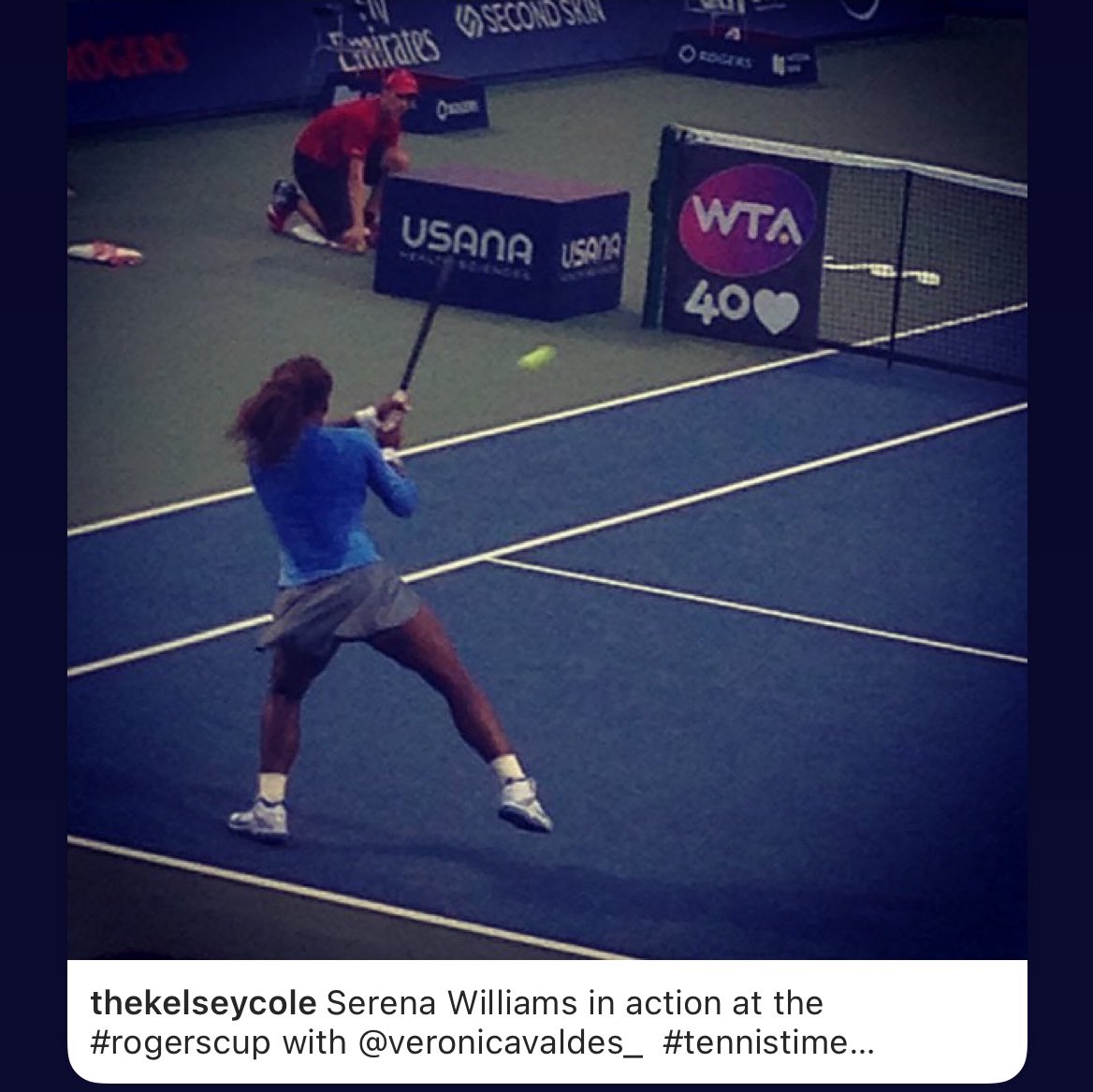 Can’t stop thinking about what an impact this woman has made on all of us and how I can’t wait to see her next move. <a href="/serenawilliams/">Serena Williams</a> in 2013 ~ forever grateful I shared the same air as this goddess for a night. The #GOAT #SerenaWilliams