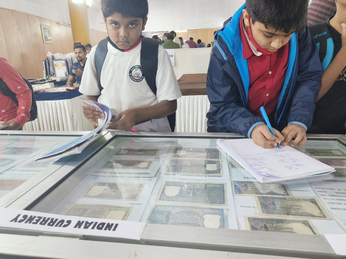bgspublic's tweet photo. On 8th July 2022, the students of Grade VI from BGS Public School geared up for an exciting yet informative field trip to ‘Nanya Darshini 2022’, an all- India exhibition of coins, currencies, stamps and other collectables conducted by the Karnataka Numismatic Society. https://t.co/n9es7CwZ13
