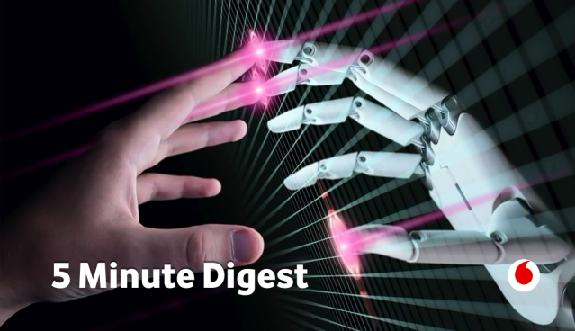 From using #IoT to save water to delivering mobile connectivity from space, Vodafone’s 5-minute digest is packed with the latest tech innovations. Read it on LinkedIn here: bit.ly/3e9PKoA