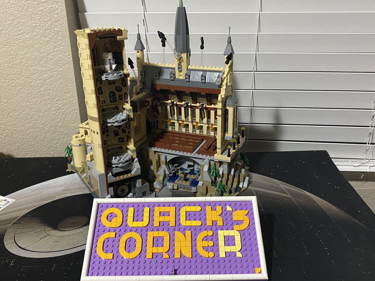 GrandAdmQuack's tweet photo. Quackers! Thanks for hanging out, appreciate the new chatters, the new conversations and the #GoodTimes. We go to bag 19 of  Hogwarts Castle! I'll be on tomorrow @ 9am PST for #PeoplesRaidTrain #LEGO #mentalhealth #smallstreamer #twitch  #MOCing #AFOL https://t.co/B0bpFu1diL https://t.co/ajL5hIHc9h