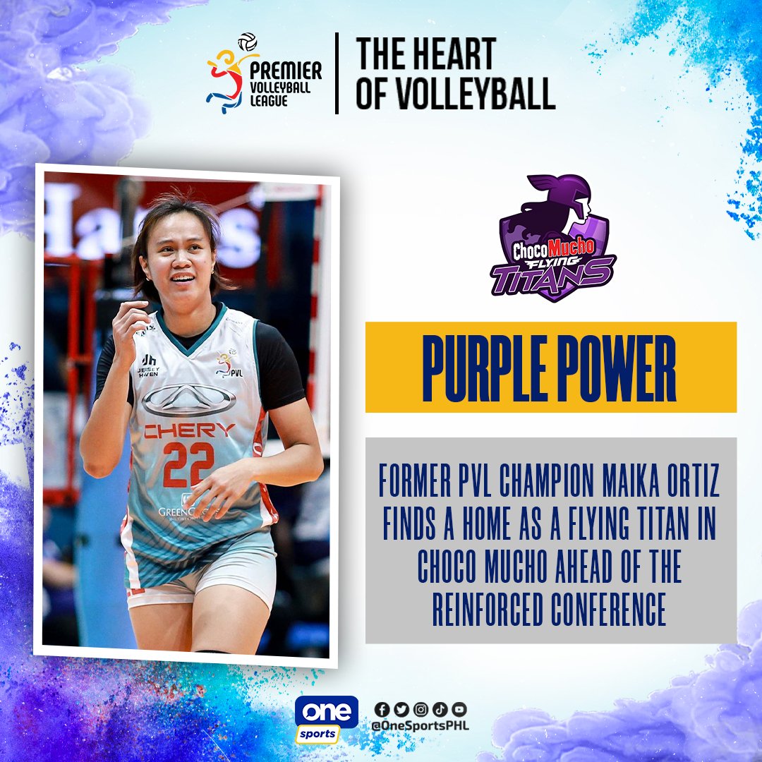 Maika Ortiz helps give life to Choco Mucho's frontline that has been decimated by injuries to star middle blockers.

#TheHeartOfVolleyball #PVLonOneSports