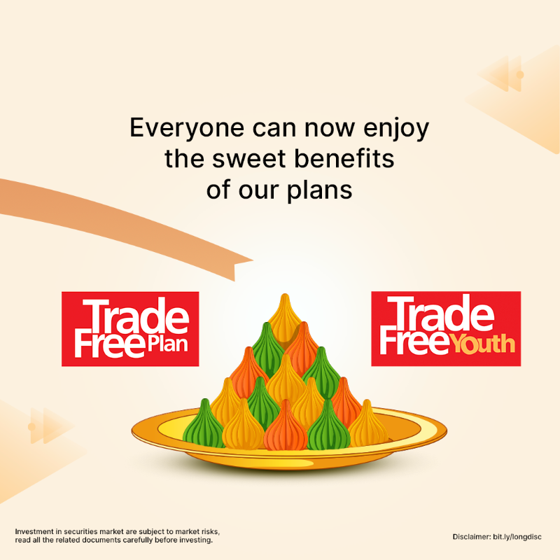 kotakneo's tweet photo. Along with Ganpati Bappa, everyone is enjoying the sweet benefits of our plans!☺️
Now #GiveNoBucks.
Disc: https://t.co/mM1sKSlan0
#KotakSecurities #Ganpati2022 #BrokerageFree #NoBrokerage #TradeFree #TradeFreeYouth #Trading #Investments #StockMarket