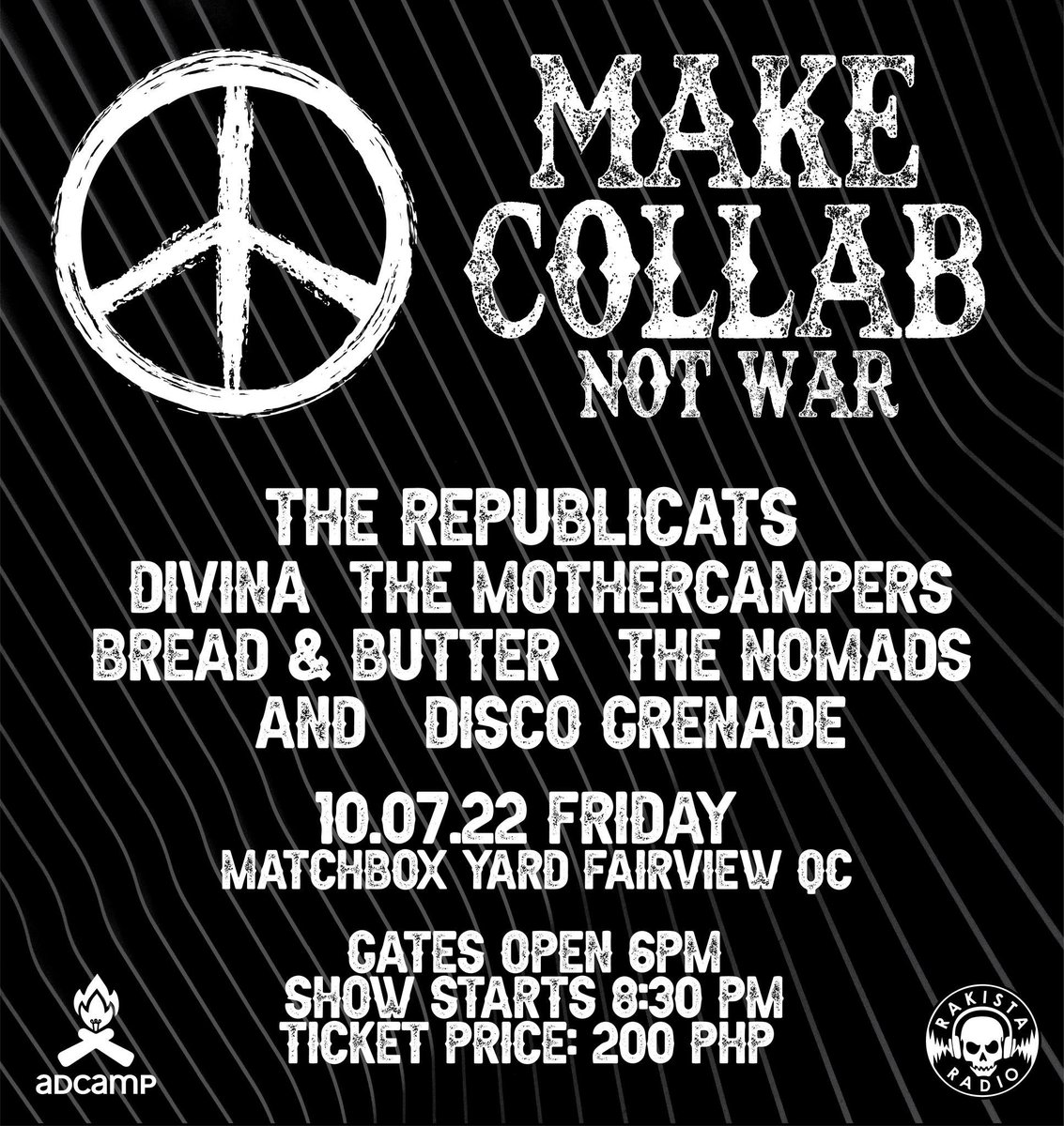 Good day! We have a gig on October 7 in Matchbox Yard, Fairview, QC. We would love to see you there, save the date!