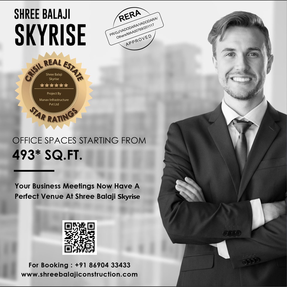 ShreeBalaji4919's tweet photo. Would you like your clients to have that wow factor when they enter your office?

- Office with attached terrace garden space concept
- 95% construction completed
- Tallest tower of Atladara

Shree Balaji Skyrise
8690 433 433
https://t.co/R9vEKrfDXP

#shreebalajiskyrise #office https://t.co/lzF0XDt3Sv